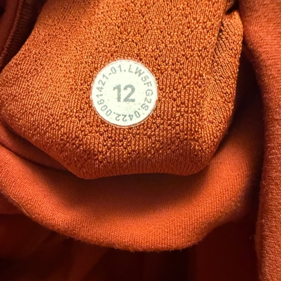 Lululemon Groove Nulu High-Rise Flared Pant 12 Cayenne Burnt Orange - Picture 6 of 8